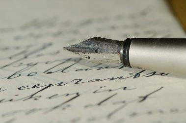 lettre stylo plume