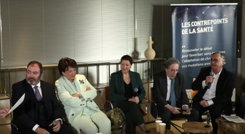 François Braun, Roselyne Bachelot, Agnès Buzyn, Claude Evin, Pascal Morel